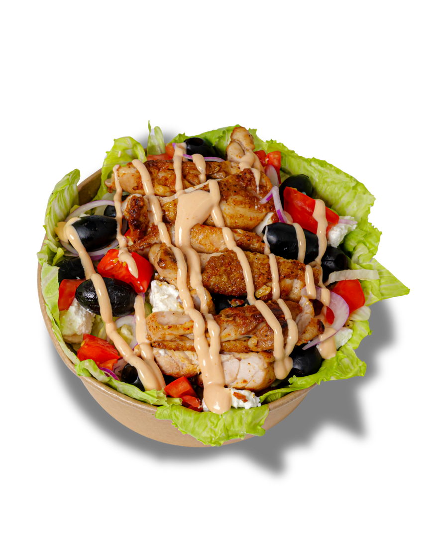 Salată cu Pulpă Pui Grill — Chrokant Arad