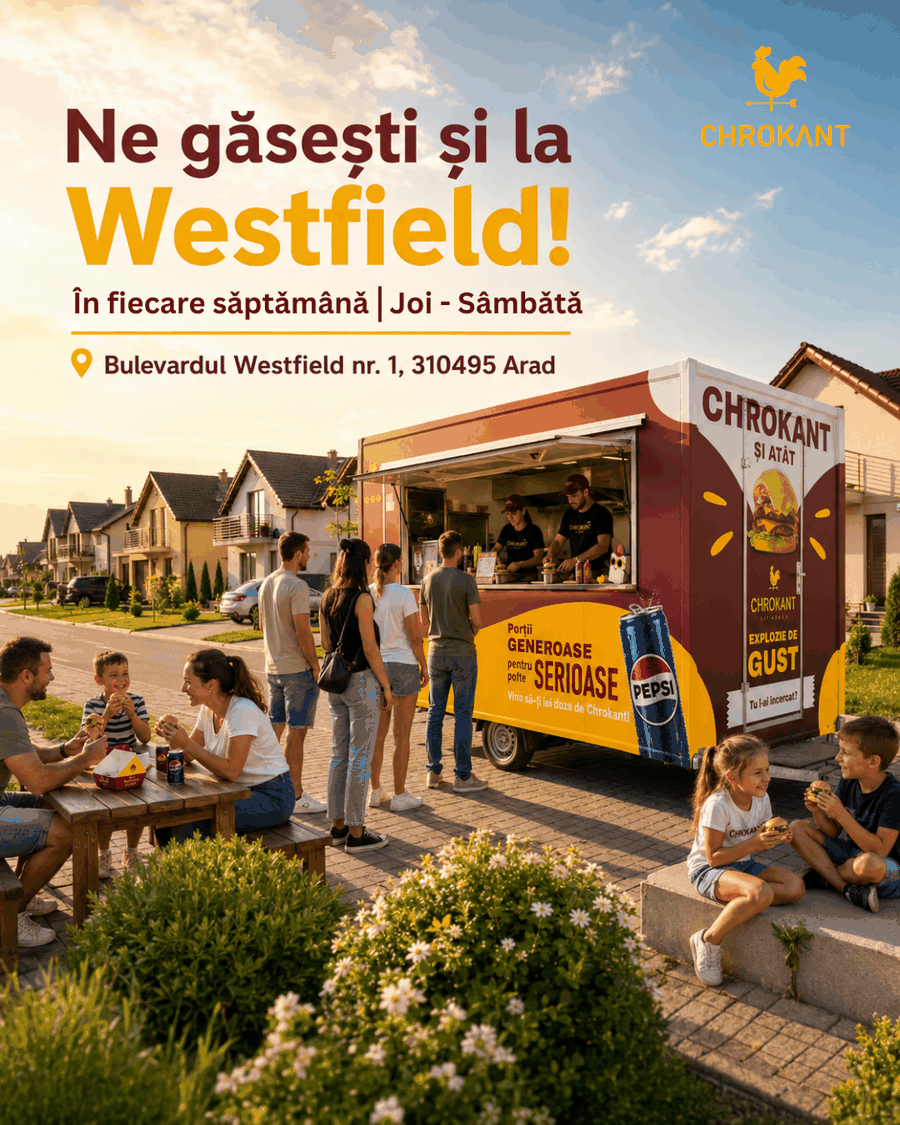 Foodtruck Chrokant la Bulevardul Westfield, Arad